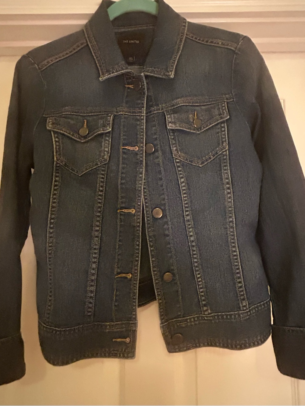 The Limited Dark Blue Denim Jacket